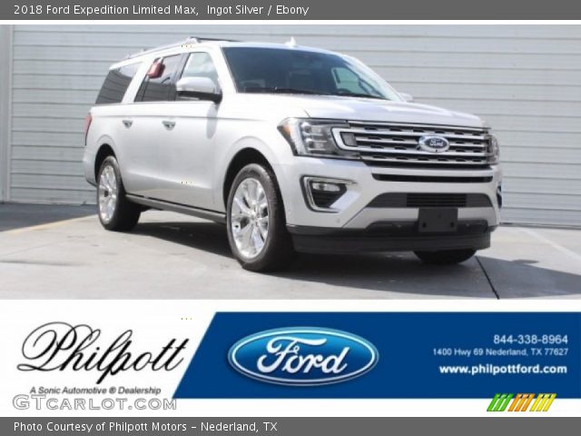 2018 Ford Expedition Limited Max in Ingot Silver
