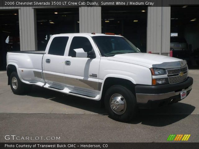 2006 Chevrolet Silverado 3500 LT Crew Cab Dually in Summit White