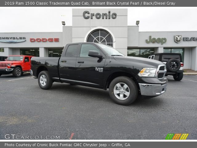 2019 Ram 1500 Classic Tradesman Quad Cab in Brilliant Black Crystal Pearl