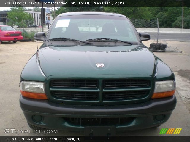 2000 Dodge Dakota Sport Extended Cab in Forest Green Pearl