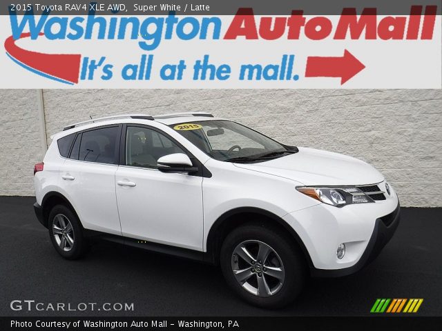 2015 Toyota RAV4 XLE AWD in Super White