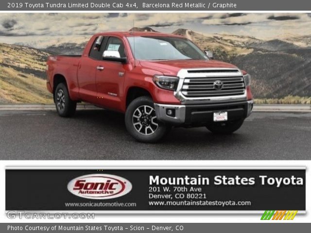 2019 Toyota Tundra Limited Double Cab 4x4 in Barcelona Red Metallic