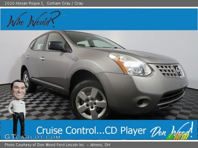 2010 Nissan Rogue S in Gotham Gray