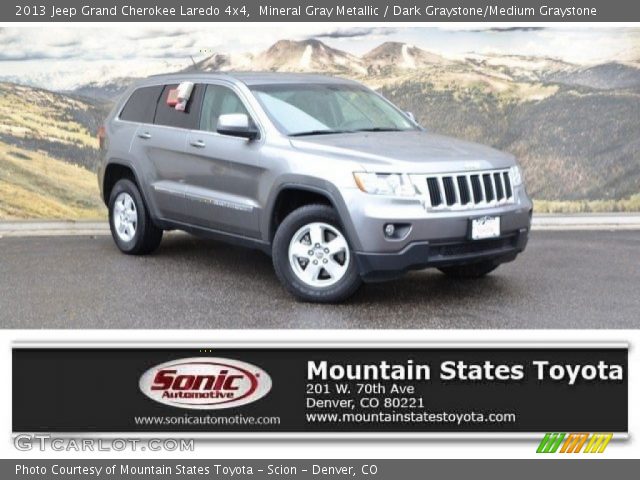 2013 Jeep Grand Cherokee Laredo 4x4 in Mineral Gray Metallic