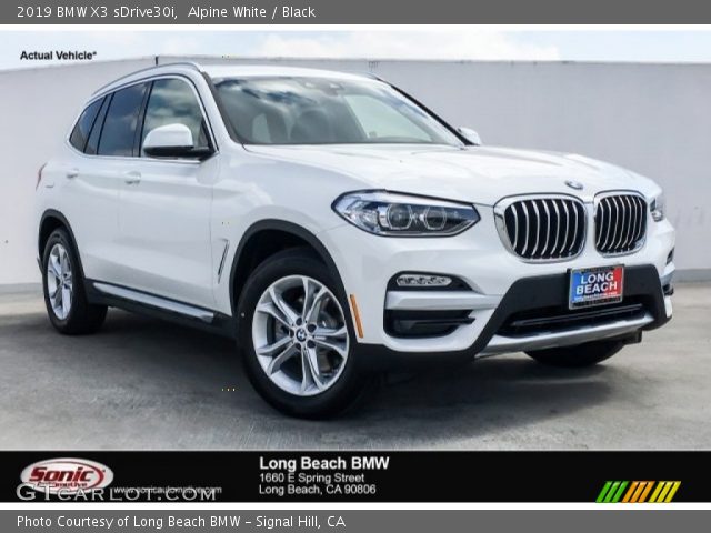 2019 BMW X3 sDrive30i in Alpine White