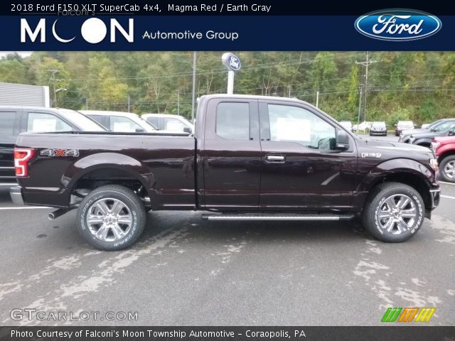 2018 Ford F150 XLT SuperCab 4x4 in Magma Red
