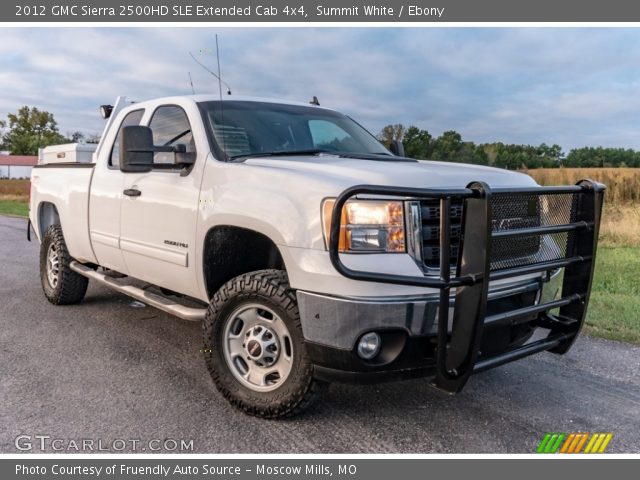2012 GMC Sierra 2500HD SLE Extended Cab 4x4 in Summit White