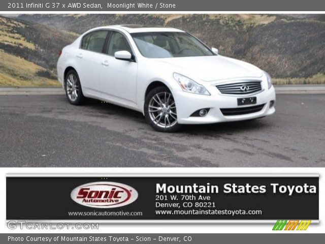 2011 Infiniti G 37 x AWD Sedan in Moonlight White