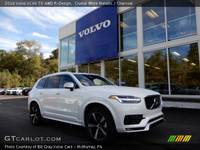 2019 Volvo XC90 T6 AWD R-Design in Crystal White Metallic