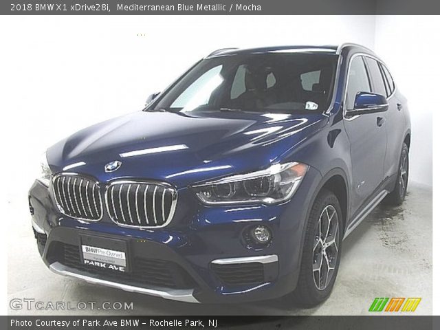 2018 BMW X1 xDrive28i in Mediterranean Blue Metallic