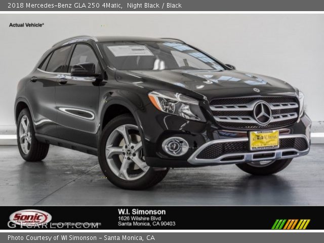 2018 Mercedes-Benz GLA 250 4Matic in Night Black