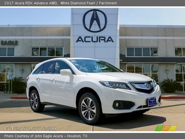 2017 Acura RDX Advance AWD in White Diamond Pearl