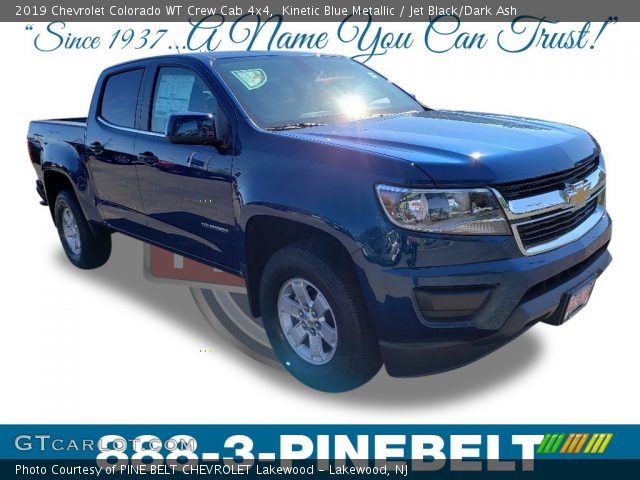2019 Chevrolet Colorado WT Crew Cab 4x4 in Kinetic Blue Metallic