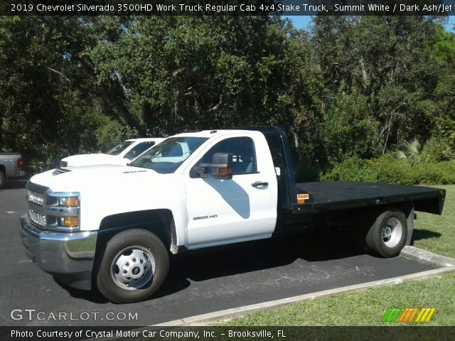 2019 Chevrolet Silverado 3500HD Work Truck Regular Cab 4x4 Stake Truck in Summit White