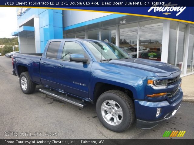 2019 Chevrolet Silverado LD LT Z71 Double Cab 4x4 in Deep Ocean Blue Metallic