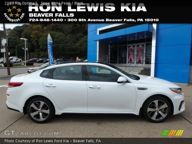 2019 Kia Optima S in Snow White Pearl