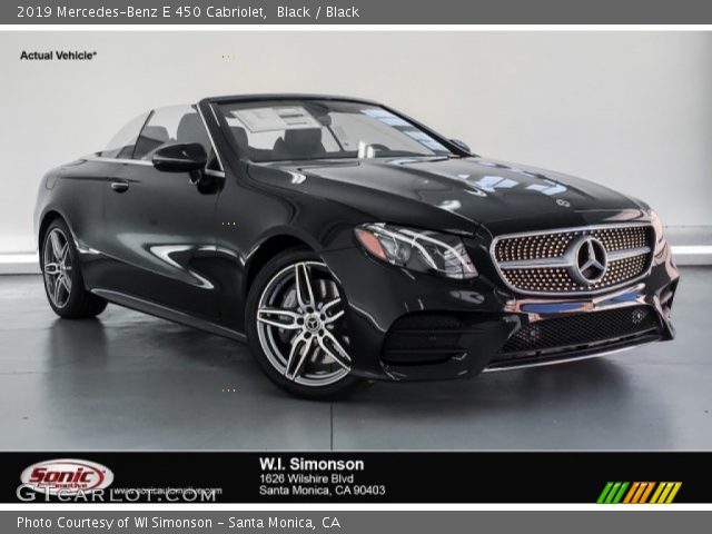 2019 Mercedes-Benz E 450 Cabriolet in Black