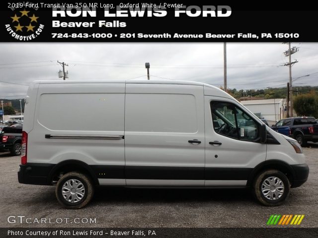 2019 Ford Transit Van 350 MR Long in Oxford White
