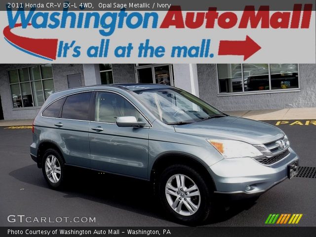 2011 Honda CR-V EX-L 4WD in Opal Sage Metallic