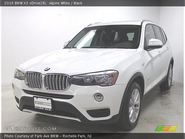 2016 BMW X3 xDrive28i in Alpine White