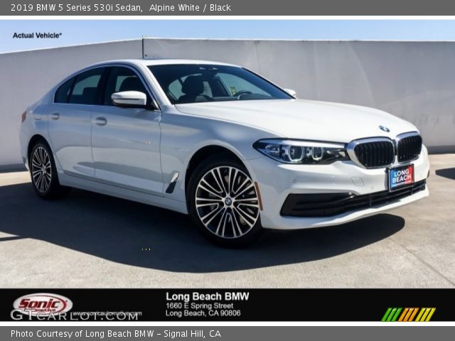 2019 BMW 5 Series 530i Sedan in Alpine White