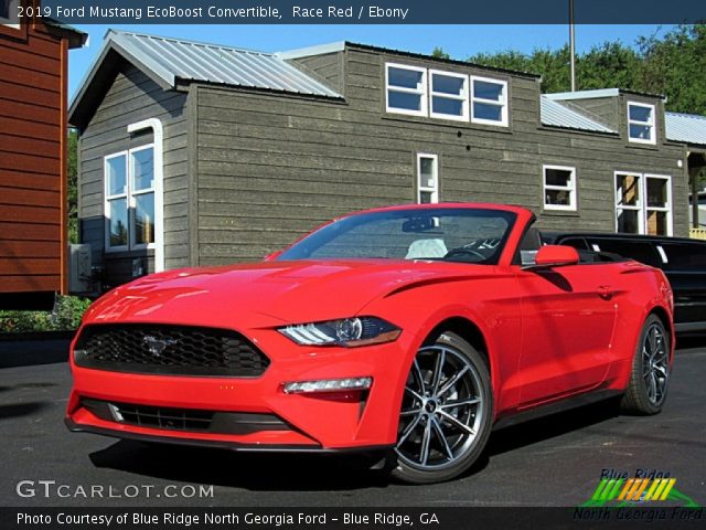 2019 Ford Mustang EcoBoost Convertible in Race Red