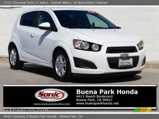 2013 Chevrolet Sonic LT Hatch in Summit White