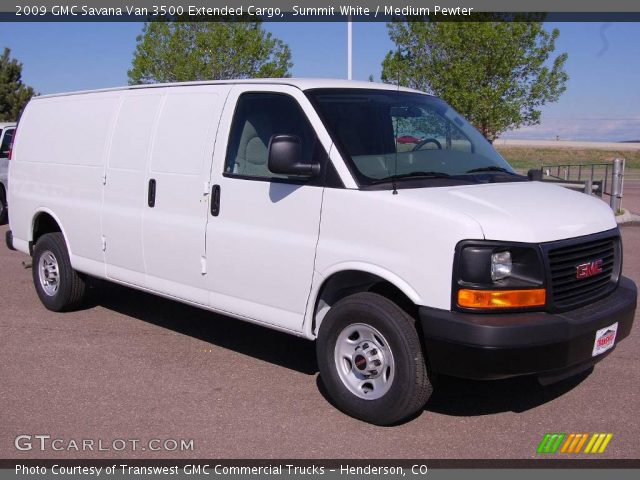 2009 GMC Savana Van 3500 Extended Cargo in Summit White