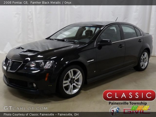 2008 Pontiac G8  in Panther Black Metallic