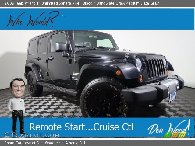 2009 Jeep Wrangler Unlimited Sahara 4x4 in Black