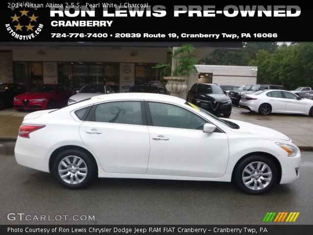 2014 Nissan Altima 2.5 S in Pearl White