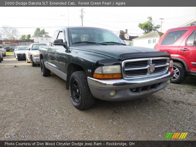 2000 Dodge Dakota SLT Extended Cab in Forest Green Pearl