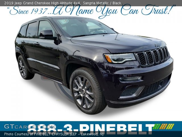 2019 Jeep Grand Cherokee High Altitude 4x4 in Sangria Metallic