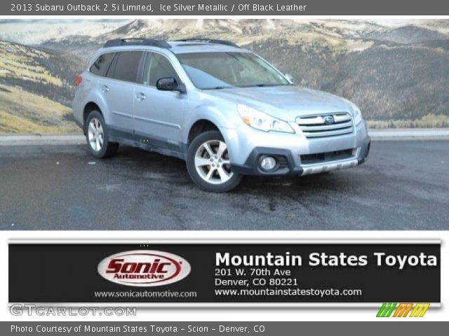 2013 Subaru Outback 2.5i Limited in Ice Silver Metallic