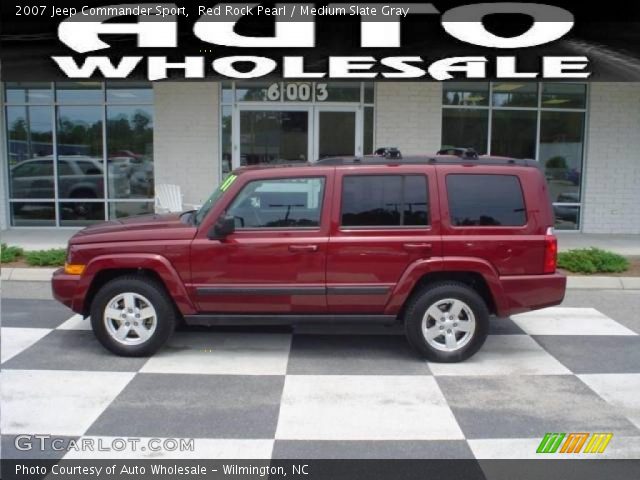 2007 Jeep Commander Sport in Red Rock Pearl
