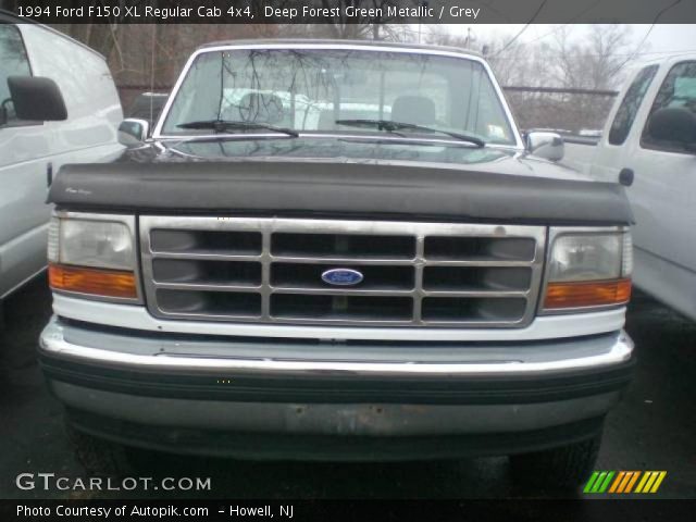 1994 Ford F150 XL Regular Cab 4x4 in Deep Forest Green Metallic