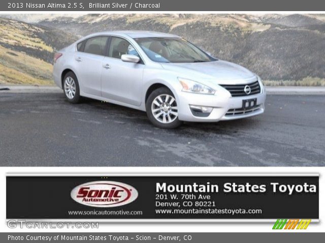 2013 Nissan Altima 2.5 S in Brilliant Silver