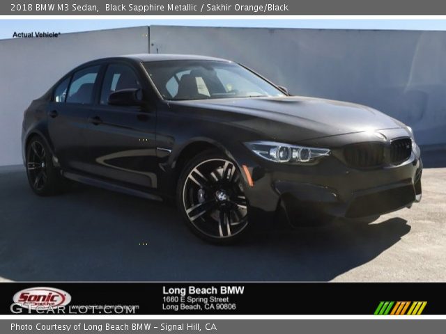 2018 BMW M3 Sedan in Black Sapphire Metallic