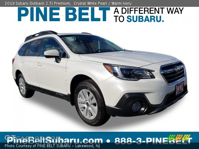 2019 Subaru Outback 2.5i Premium in Crystal White Pearl