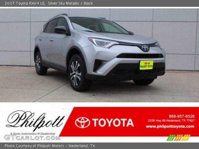 2017 Toyota RAV4 LE in Silver Sky Metallic