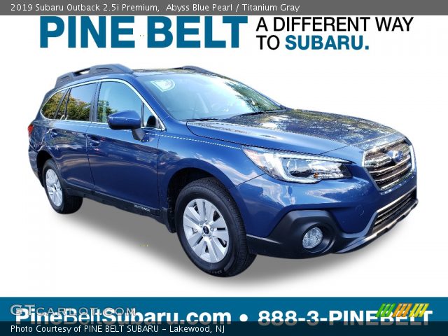 2019 Subaru Outback 2.5i Premium in Abyss Blue Pearl