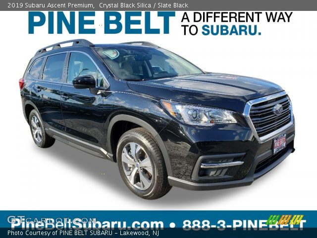 2019 Subaru Ascent Premium in Crystal Black Silica