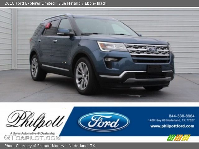2018 Ford Explorer Limited in Blue Metallic