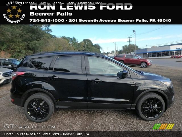 2018 Ford Escape SE 4WD in Shadow Black