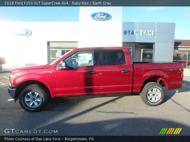 2018 Ford F150 XLT SuperCrew 4x4 in Ruby Red