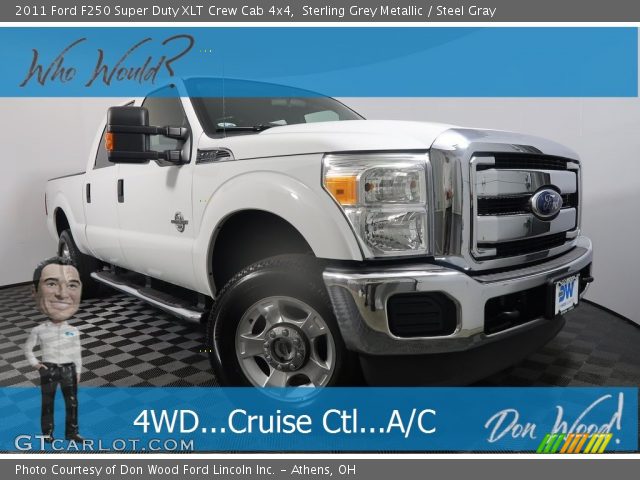 2011 Ford F250 Super Duty XLT Crew Cab 4x4 in Sterling Grey Metallic