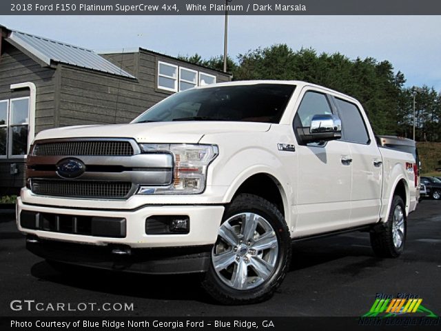 2018 Ford F150 Platinum SuperCrew 4x4 in White Platinum