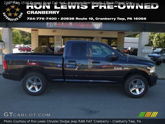 2017 Ram 1500 Express Quad Cab 4x4 in Maximum Steel Metallic