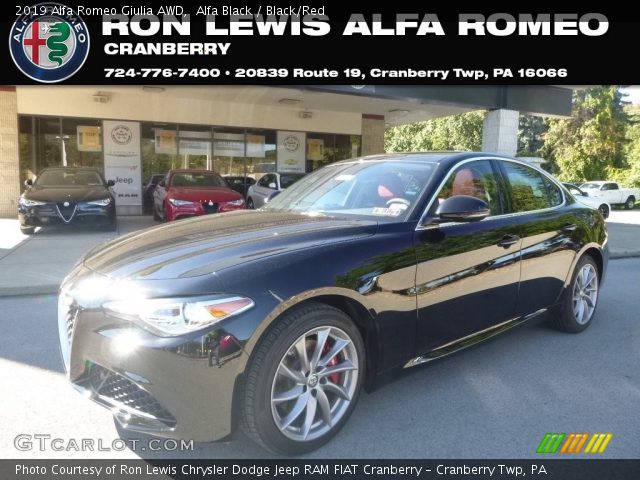2019 Alfa Romeo Giulia AWD in Alfa Black