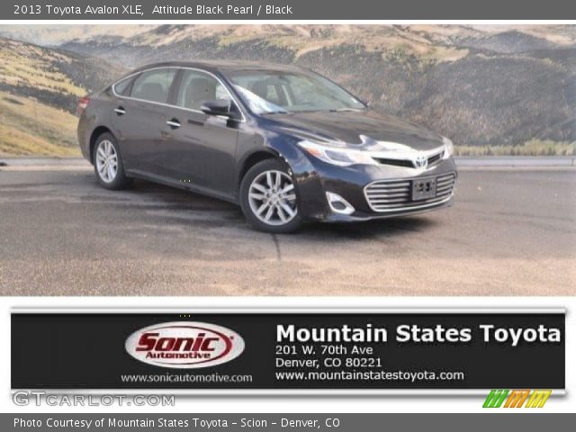 2013 Toyota Avalon XLE in Attitude Black Pearl